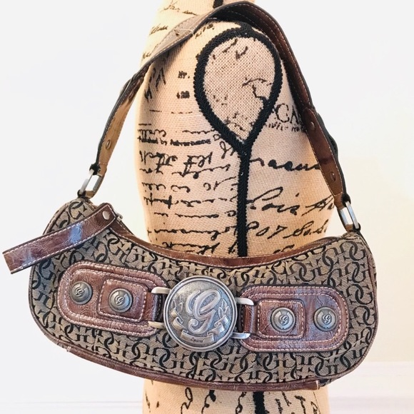 Guess Handbags - Guess Tapestry Logo Leopard Print Handbag Purse